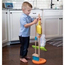 Cleaning Set - Sweep Scrub and Shine Cleaning Set Imaginative Play for Ages 3 to 4 $47.97 Toy Home Cleaning Products