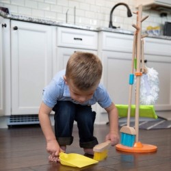 Cleaning Set - Sweep Scrub and Shine Cleaning Set Imaginative Play for Ages 3 to 4 $47.97 Toy Home Cleaning Products