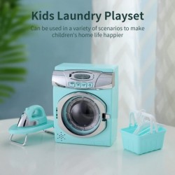 Toy Washing Machine Play Washer and Dryer for Kids Pretend Play Laundry Set for Kids Home Desktop Bedroom Gift(Blue) $47.91 T...