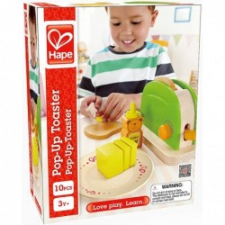 Pop Up Toaster Wooden Play Kitchen Set with Accessories $40.48 Toy Kitchen Products