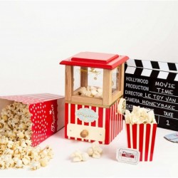 Wooden Honeybake Retro Popcorn Machine | Cinema Kitchen Or Movies Pretend Play | Movie Night Role Kids Play Toy $71.45 Toy Ki...