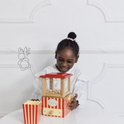 Wooden Honeybake Retro Popcorn Machine | Cinema Kitchen Or Movies Pretend Play | Movie Night Role Kids Play Toy $71.45 Toy Ki...