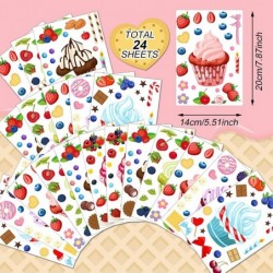 24 Sheet Treats and Sweets Sticker Make Your Own Stickers Colorful Make Your Own Cupcake Stickers DIY Cookie Stickers Mix and...