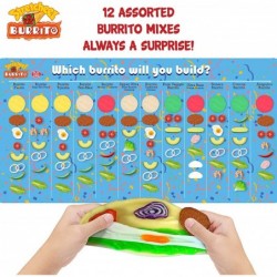 Stretcheez Burrito - Play Food for Kids - Stretchy Pretend Food & Toppings - Mix & Match - Collect Them All - Works with Role...