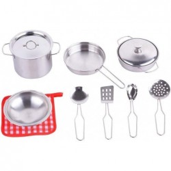 Kids Play Kitchen Accessories Sets Kids pots and Pans Set with Plastic Food Kitchen Sets. Kids Play Food for Kids Kitchen Ute...