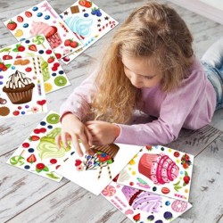 24 Sheet Treats and Sweets Sticker Make Your Own Stickers Colorful Make Your Own Cupcake Stickers DIY Cookie Stickers Mix and...