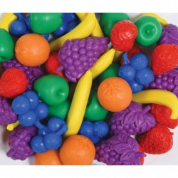 Edx Education Fruit Counters - Set of 108 - Early Math Manipulative for Kids - Teach Beginner Addition and Subtraction - Buil...