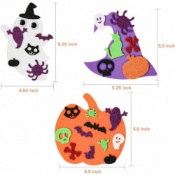 302PCS Halloween Foam Stickers Set Pumpkin Ghost Witch Hat Halloween Decorations for Kids Crafts Party Favors Supplies Hallow...