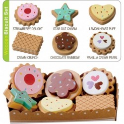 — Wooden Toy Cookies Pretend Play Food with Selection Card and Sturdy Cardboard Serving Tray $27.05 Toy Kitchen Products