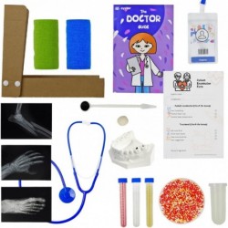 Doctor Kit Play Set Premium Box for Kids & Teens & Toddlers DIY Educational STEM Box for 5 6 7 8 9 10 Ages Girls & Boys Scien...