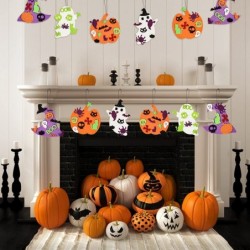 302PCS Halloween Foam Stickers Set Pumpkin Ghost Witch Hat Halloween Decorations for Kids Crafts Party Favors Supplies Hallow...