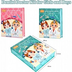 Wooden Dentist Toys for Kids Pretend Play Toy Doctor Dentist Playset Medical Kit Role Play Educational Learning Toys for Todd...