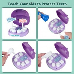 Dentist Kit for Kids 3 in 1 Dentist Toys for Kids Pretend Play Medical Doctor Kit with Teeth Toy and Dental Accessories Toys ...