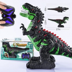 2.4G Remote Control Dinosaur Jurassic Tyrannosaurus Toy for Kids 3 4 5 6 7 Years Electric Stunt RC Walking T-rex Robot Toy wi...