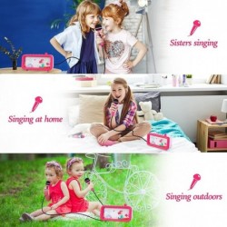 NA Kids Karaoke Machine for Kids with 2 Microphones Children Karaoke Set for Boys Girls Portable Toddler Karaoke Speaker Sing...