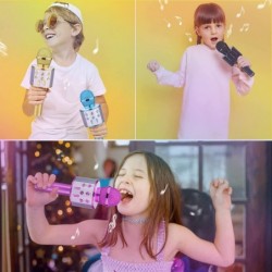 Kids Toys for 5 6 7 8 9 Year Old Girls Handheld Bluetooth Karaoke Microphone for Kids Gifts for Teenage Girls Christmas Birth...