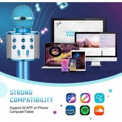 Wireless Karaoke Microphone for Kids Kid Toy Microphone for Boy Girl Birthday Gifts Stocking Stuffers for 3-12 Year Old Girls...