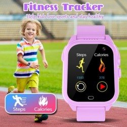 Smart Watch for Kids Waterproof Boys Girls Learning Toys Watches with 26 Puzzle Games Camera Video Music Player Pedometer HD ...