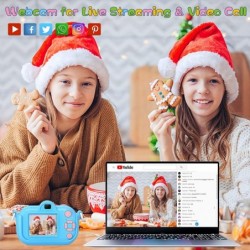 Video Camera for Kids Kids Camera Digital Camera for Kids Christmas Birthday Gifts for Boy Girls Toddlers Age 3-10 1080P Todd...