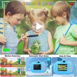 Video Camera for Kids Kids Camera Digital Camera for Kids Christmas Birthday Gifts for Boy Girls Toddlers Age 3-10 1080P Todd...