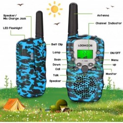 Walkie Talkies for Kids 3 KMs Long Range Walky Talky Radio Kid Toy Gifts for Boys and Girls 3 Pack $41.53 Kids' Walkie Talkies