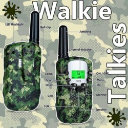 Walkie Talkie for Kids Toys for 3 4 5 6 7 8 9 10 Year Old Boys Girls 2Pack Kids Walkie Talkies - 22+99 Channels and Backlit L...