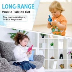 Kids Walkie Talkies 22 Channels Kids Walkie Talkies 4-Mile Range Toy Walkie Talkies with Flashlight and LCD Screen Great Xmas...