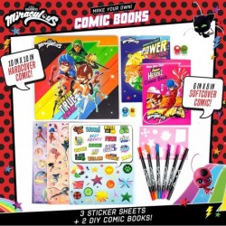 Make Your Own Comic Book Create 2 Comic Books Ladybug Cat Noir Tikki & More DIY Comic Book Kit Great Travel Toy Road Trip Act...