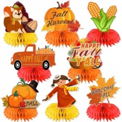 Fall Party Decorations 8pcs Fall Table Decorations Centerpieces Fall Decorations for Party Honeycomb Centerpiece 3d Double Si...