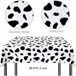 Cow Birthday Party Decoration Cow Theme Birthday Banner Table Honeycomb Centerpieces Cow Print Tablecloth for Farm Barnyard B...