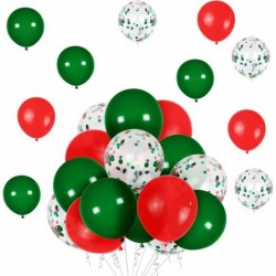 Christmas Balloons Green and Red Balloons 12 Inch 50 Pack Red and Green Confetti Balloons for Christmas Party Decoration $18....