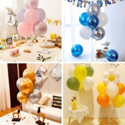 4 Sets Balloon Stands for Table Clear Balloon Stand Kit with Nano Glue Balloon Holder for Birthday Party Wedding Festival Chr...