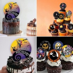 Birthday Party Decorations - Nightmare Before Christmas Party Supplies 104Pcs Included Birthday Banner Tablecloth Cake Topper...