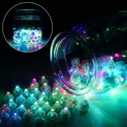 100pcs LED Balloon Lights Multicolor Waterproof Mini Ball Light Flash Lights for Balloon Paper Lantern Indoor Outdoor Party E...