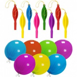 12Pcs Punch Balloons 18 Inches Punching Balloons Assorted Color Neon Punch Balloons Party Favors For Kids Party Wedding Daily...