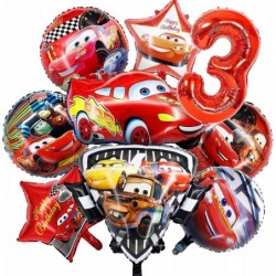 Cars Lightning Mc Queen Balloons for Kids Birthday Baby Shower Cars Theme Party Decorations (3) $26.85 Kids' Party Decorations