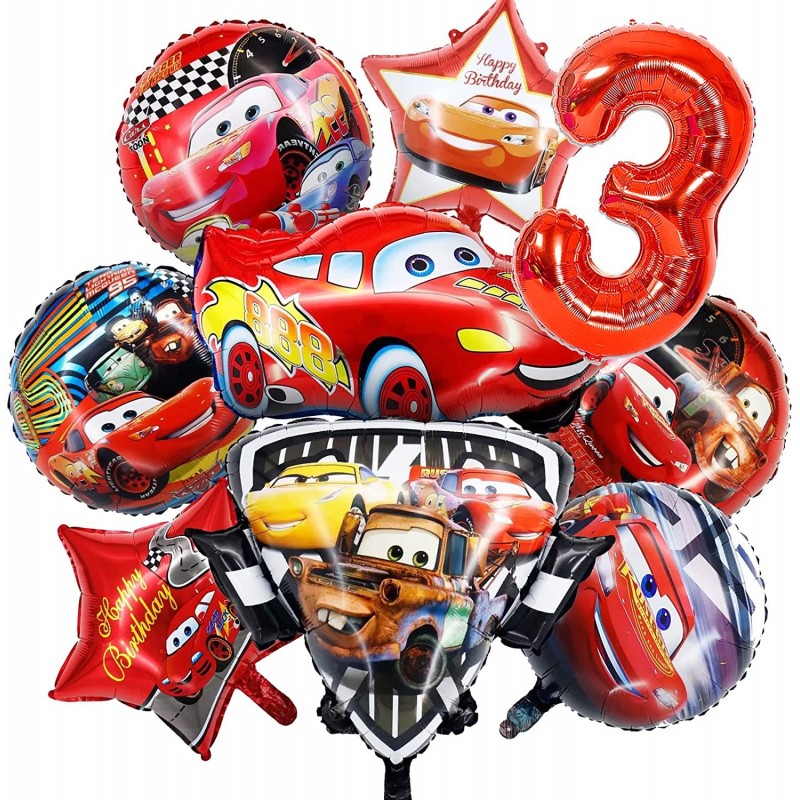 Cars Lightning Mc Queen Balloons for Kids Birthday Baby Shower Cars Theme Party Decorations (3) $26.85 Kids' Party Decorations