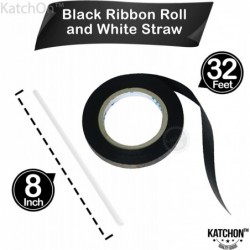 Big Black and White Checkered Balloons - 22 Inch Pack of 6 | Large 360 Degree 4D Round Race Car Balloons for Birthday | Check...