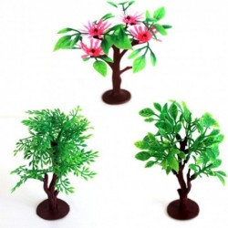 Upgrade Trees Cake Decorations Model Trees with Bases (19pcs 3"-5.5"/7.5-14 cm) Ho Scale Trees Diorama Supplies for Crafts or...