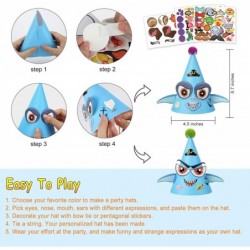 Party Hats Birthday Arts and Crafts for Kids Activities Kit Make Your Own Animal Monster Paper Fun Hat Party Favor Games Supp...