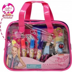 JoJo Siwa Art & Activity Bag Coloring and Activity Set with Stickers Markers Stamps Notepad and Bookmark Included Mess Free C...