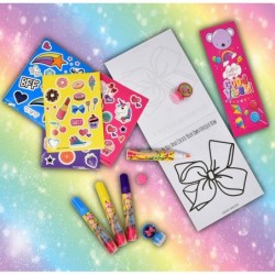 JoJo Siwa Art & Activity Bag Coloring and Activity Set with Stickers Markers Stamps Notepad and Bookmark Included Mess Free C...