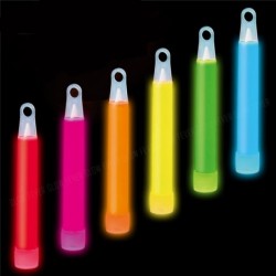 Bulk 100ct 4" Glow in The Dark Sticks with Lanyard for Party Supplies Birthday Party Favors Halloween Accessory Game Prizes o...