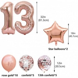 13th Birthday Decorations for Girl Rose Gold OMG UR A Teenager Balloons Birthday Banner Number 13 Birthday Foil Balloons Conf...