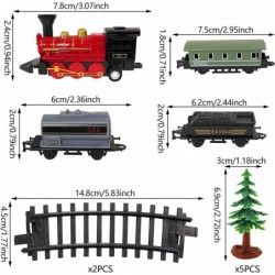 18PCS Train Cake Decorations Train Cake Toppers Train Birthday Party Supplies Train Track Traffic for Birthday Railway Steam ...