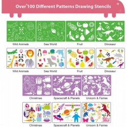 Kids Toddler Erasable Doodle Book Set with Markers & Stencils Reusable Coloring Drawing Pad Board Car Road Trips Travel Essen...