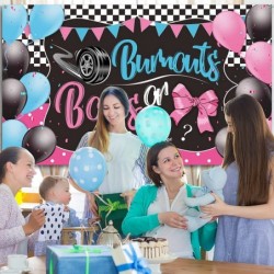 Burnouts or Bows Gender Reveal Decoration Bows or Burnouts Gender Reveal Party Supplies Boy or Girl He or She Baby Shower Ban...