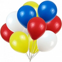 Party Balloons 100-Pack 12-Inch white yellow red blue $21.22 Kids' Party Decorations