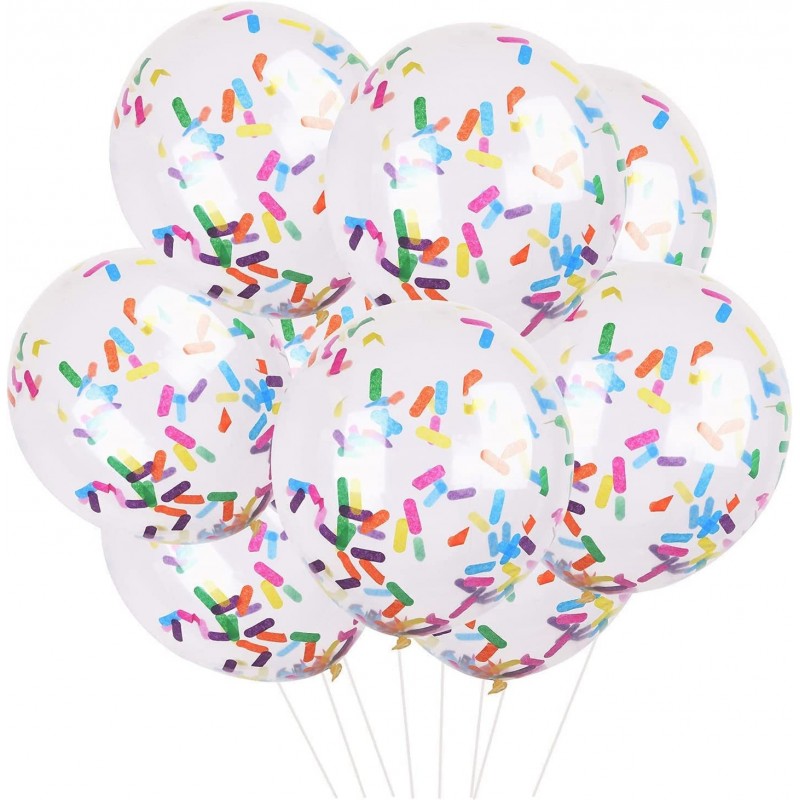 Party Balloons Birthday Balloons Sprinkles Confetti Balloons Pack - Ice Cream Sprinkle Balloons.Latex Balloons 12-Inch(50PCS)...