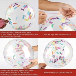 Party Balloons Birthday Balloons Sprinkles Confetti Balloons Pack - Ice Cream Sprinkle Balloons.Latex Balloons 12-Inch(50PCS)...